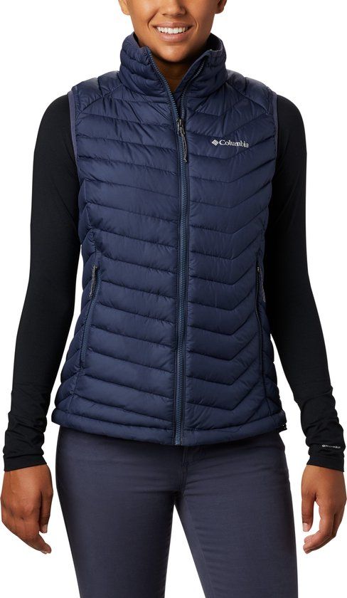 Columbia Powder Lite Vest Dames - Blauw Maat S