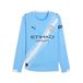 PUMA Manchester City 25/26 Authentic thuisshirt met lange mouw voor Heren, Blauw/Wit, Maat 3XL
