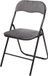 Inconnu Velours Gris Chaise pliante