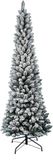 Megashopitalia Kerstboom, Polyvinylchloride Synthetisch PVC, Besneeuwd, 180CM