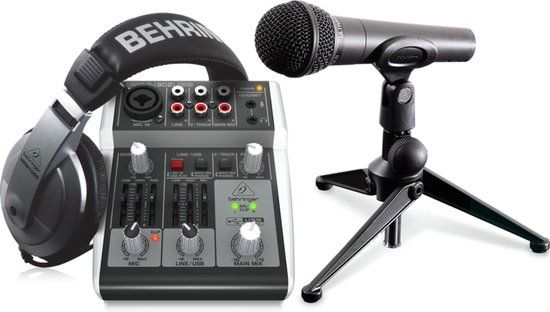 Behringer Podcaststudio 2 USB - Mixers met USB