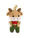 Cheeky Chain Mr Bull Porte-clés brun clair / vert / rouge / blanc
