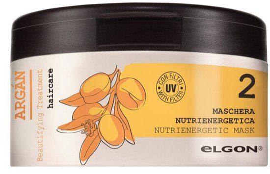 Elgon Argan 2 Haarmasker - Voedend Argan Haarmasker - Intensief Hydraterend - Zonder Parabenen - Voor Alle Haartypen