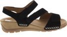Gabor Nubuck Dames Sandalen - Zwart - 38