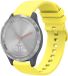 By Qubix - Soft siliconen bandje - Geel - Geschikt voor Huawei Watch GT 4 / GT 5 (41mm) & GT 5 Pro (42mm)