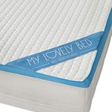 My Lovely Bed | Verkoelende traagschuim matrastopper | 180 x 200 cm | Koeler: visco-elastisch schuim doordrenkt met verse gel | Ademend en pluizig | Dikte 4 cm