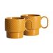 Sagaform Set de 2 tasses à thé et à café Jaune
