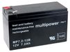 Powery Batterie rechargeable de remplacement pour USV APC Back-UPS ES 700