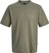 Jack & Jones T-shirt Jprblaowen Ss Branding Tee Sn 12292397 Smokey Olive Mannen Maat - L