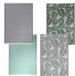 Tapis d'extérieur imperméable sans marque 120x180cm Feuilles Vert
