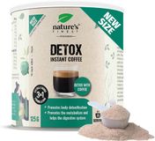 Nature's Finest Detox Coffee - 4-in-1 délicieux café, favorise la détoxification, aide à la perte de poids, améliore la digestion et donne de l'énergie - avec extrait de chardon-marie, extrait d'artichaut, chlorelle et café instantané, sans lactose, végétalien