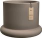 Elho Lana 56cm Pot de fleurs - Design Premium - Convient pour Intérieur & Extérieur - 100% Plastique recyclé - Umber brûlé