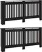 vidaXL Radiatoromsluiting, 2 stuks, zwart, 172 x 19 x 81,5 cm