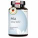 PEA Vital 600 PEA-capsules, 1200 mg, haute dose – 120 capsules - Palmitoylethanolamide de qualité pharmaceutique – végétalien – testé en laboratoire