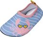 Playshoes Uv-waterschoenen voor meisjes - Krab - Lichtblauw/roze - maat 18-19EU