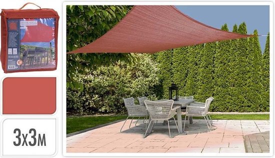 Garden Pro Schaduwdoek 3 X 3M Terra kleur