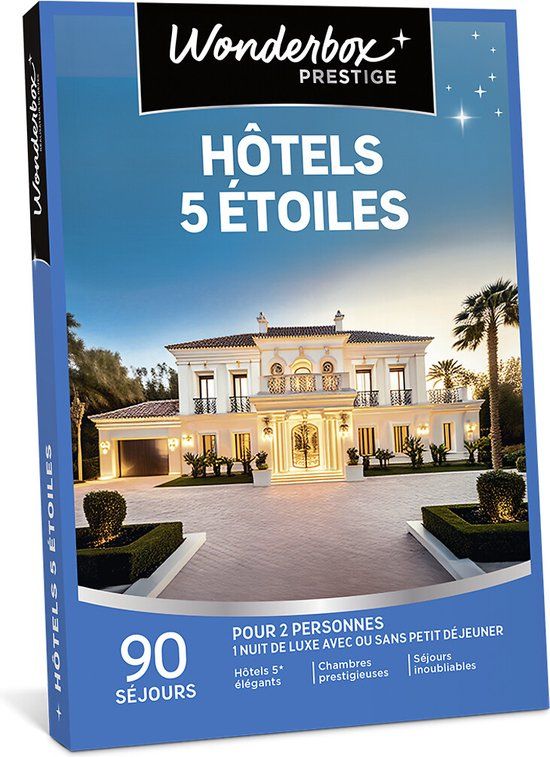 Wonderbox Coffret cadeau - Hôtels 5 étoiles