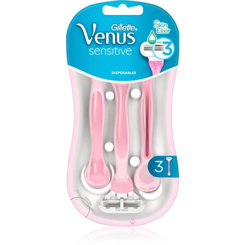 Gillette Venus Sensitive Disposable Razors - 3 Pieces - For Women