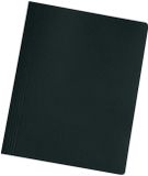 Herlitz 11130325 snelhechtmappen A4 karton gevouwen zwart intensief pak van 10