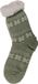 Out of the Blue Nordic Huissokken/Slofsokken - Dames - Gebreid - Army Green - Maat 36-41