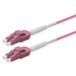 Roline Glasvezel Kabel duplex 50/125µm OM4, LC/LC, LSOH, UNIBOOT, violet, 5 m