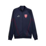 PUMA Trainingsjack 'Tschechien King Anthem' navy / grijs / kersrood