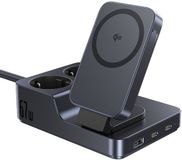 Baseus NOMOS ND11 Serie - Draadloos Oplaadstation - USB-A & USB-C - 67W - Zwart