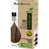 Thader Th Pharma ECO V-Color Permanent Haarverf Set 60 ml (nr. 7 blond moyen)