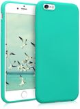 kwmobile telefoonhoesje geschikt voor Apple iPhone 6 / 6S - Back cover in neon turquoise