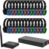 Devine BeatStream Silent Disco set met 24 koptelefoons + TX-2C zender