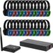 Devine BeatStream Silent Disco set met 24 koptelefoons + TX-2C zender