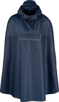 BJØRNSON Haps Regenponcho Fiets Unisex - Donkerblauw - One Size