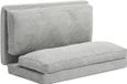 Vevor Canapé-lit Canapé pliable 3-en-1 avec 2 coussins Gris foncé