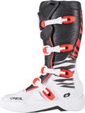 Oneal 3SRS Zebra Motocrosslaarzen - Zwart/wit/rood - Maat 40