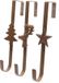 Merkloos Deurhanger ijzer l11b7h29 cm bruin assorti