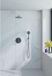 Fortifura Calvi inbouw regendoucheset – Ø25 cm hoofddouche – 35 cm gebogen wandarm – gunmetal geborsteld