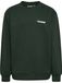 Hummel Sweatshirt sportif vert olive / blanc