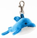 Schaffer Knuffel! Schaffer 0240 Dolfijn Hanger, unisex-kind, blauw, ca. 11 cm