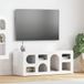 Maison Exclusive meuble TV ELST, 100 x 35 x 40 cm, blanc laqué, panneau de particules