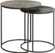 Light & Living Bijzettafel Talca - Koper/Brons - Ø40+Ø49cm - Luxe