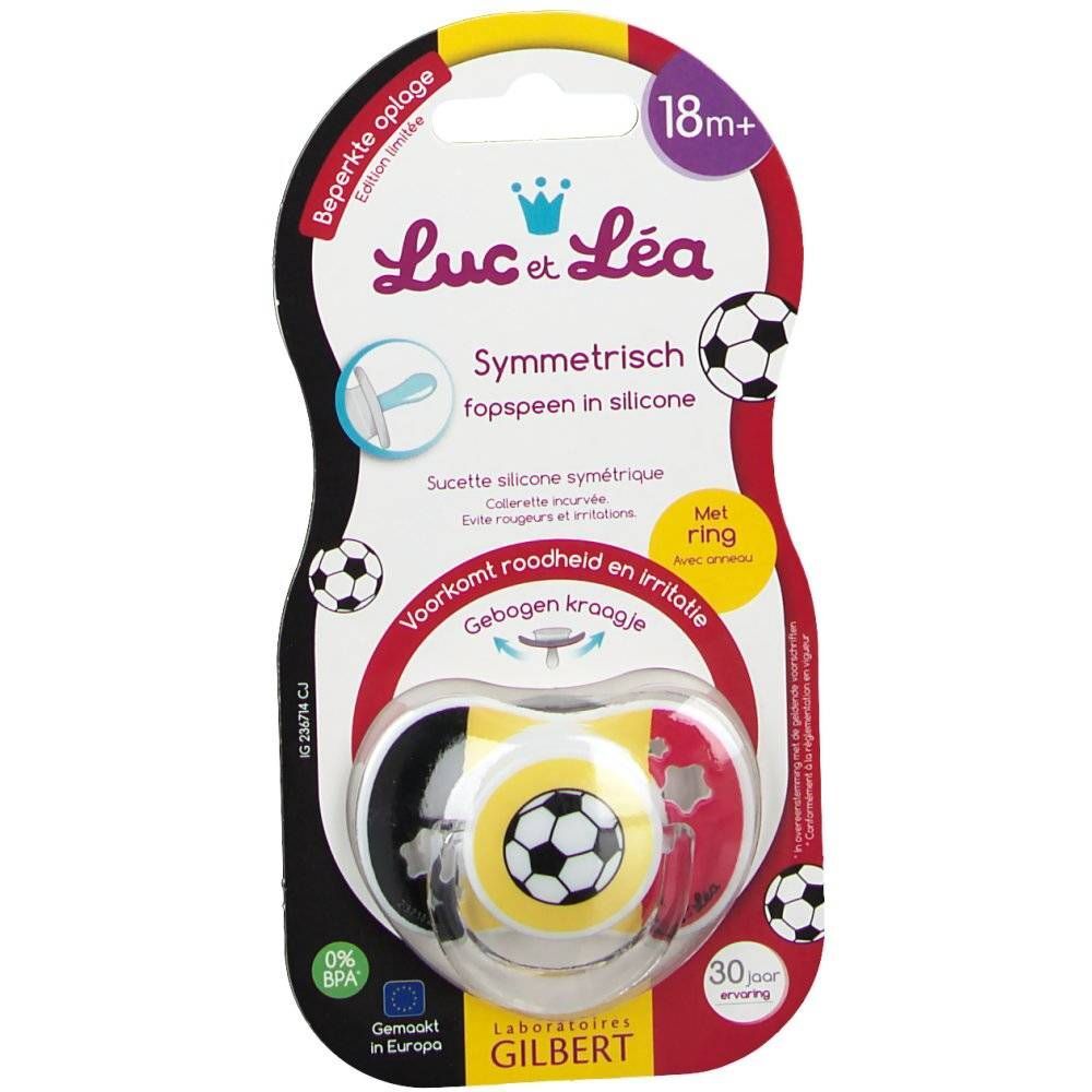 Luc et Léa Luc & Léa Fopspeen Symmetrisch Voetbal met Ring Limited Edition 18Maanden+ 1 st