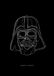 Komar Muurafbeelding | Star Wars Lines Dark Side Vader | kinderkamer, jeugdkamer, decoratie, kunstdruk | zonder lijst | WB099-50x70 | grootte: 50 x 70 cm (breedte x hoogte)