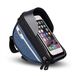 Pro Sport Lights Stuurtas Fiets Afneembaar Fietstas Stuur met Telefoonhouder Waterafstotend Elektrische Fiets E-bike Blauw