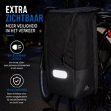 Bike Wave Dubbele Fietstas Zwart 30L