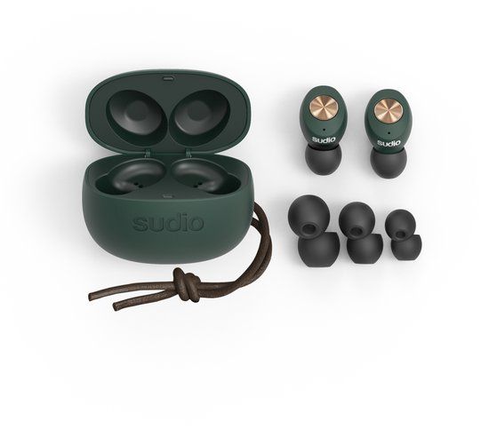 Sudio Tolv Draadloze In-Ear Mic - Groen