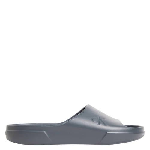 Calvin Klein Badslippers Blauw Heren Maat 44