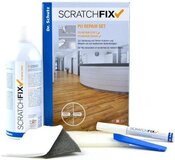 Dr. Schutz Scratchfix PU Repair Set - For Vinyl and PVC Floors - Includes Repair Brush, Spray, and More