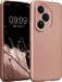 kwmobile hoesje van TPU - geschikt voor HONOR 400 Pro - Flexible case voor smartphone - In metallic roségoud