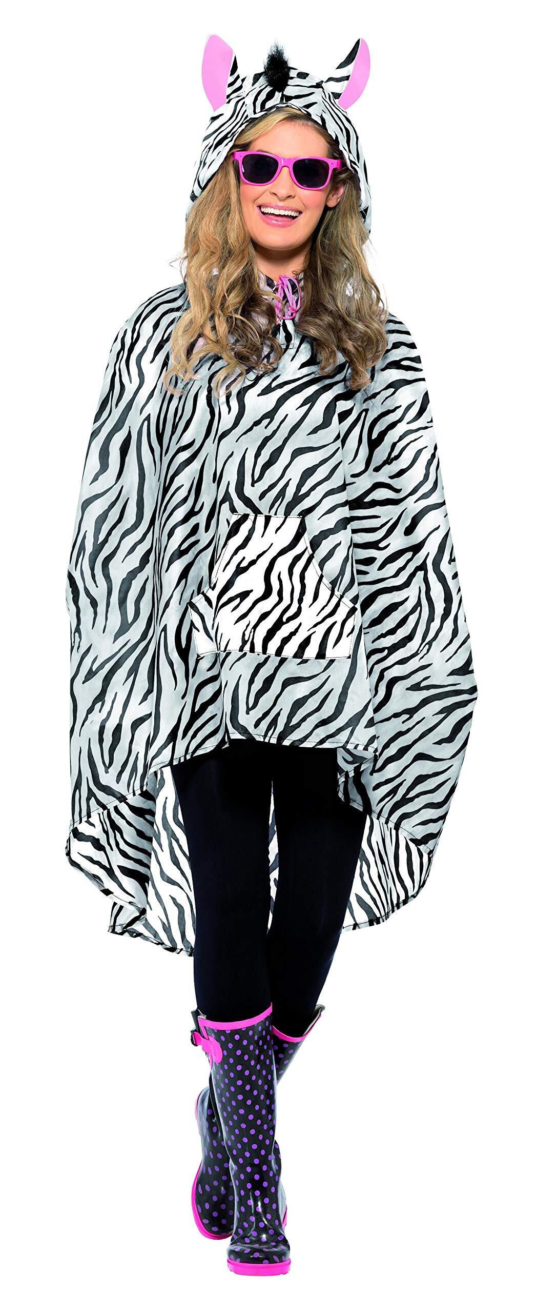 Smiffys Zebra Party Poncho