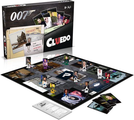 Cluedo James Bond Board Game - English Version - Hasbro - 8+ Years